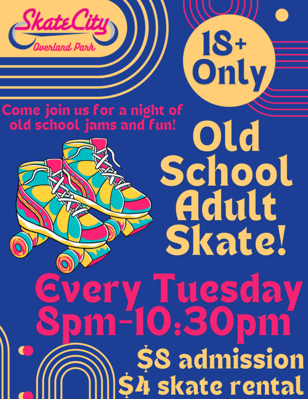 New Hours Tuesday Adult Night OP Flyer