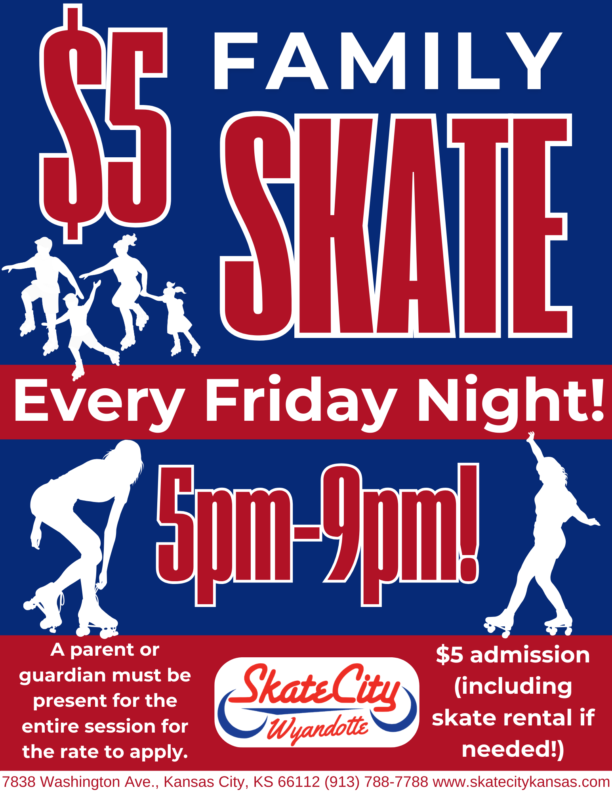 $5 Friday Family Night 5PM-9PM